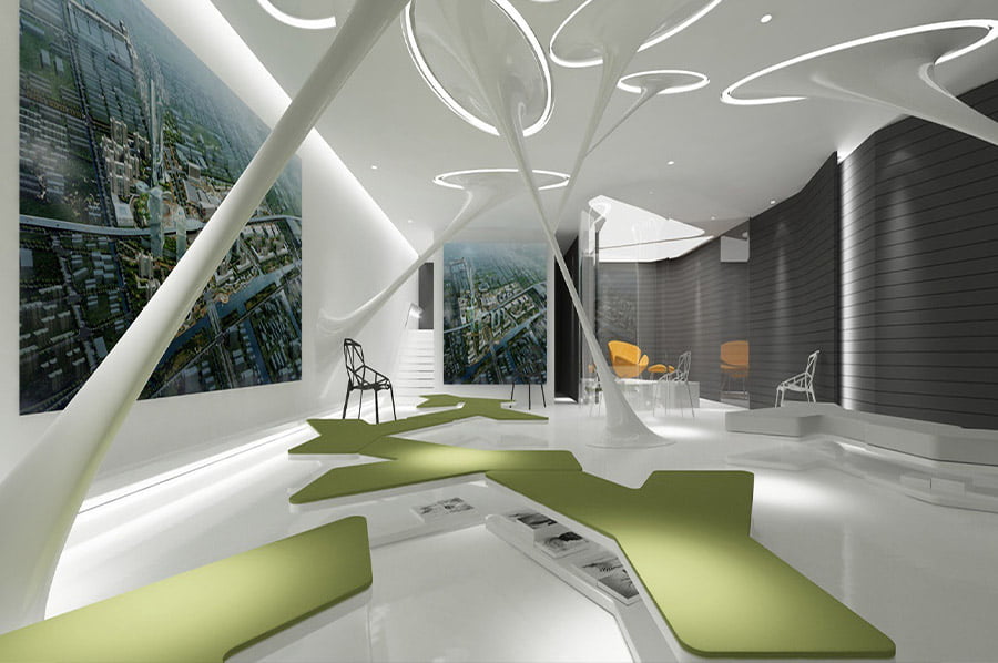 生態(tài)保護館設計, 高科技多媒體展廳, 智能互動展示