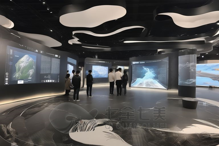 AI智能研學(xué)展廳設(shè)計(jì),多媒體互動(dòng)展示,未來教育體驗(yàn)區(qū)