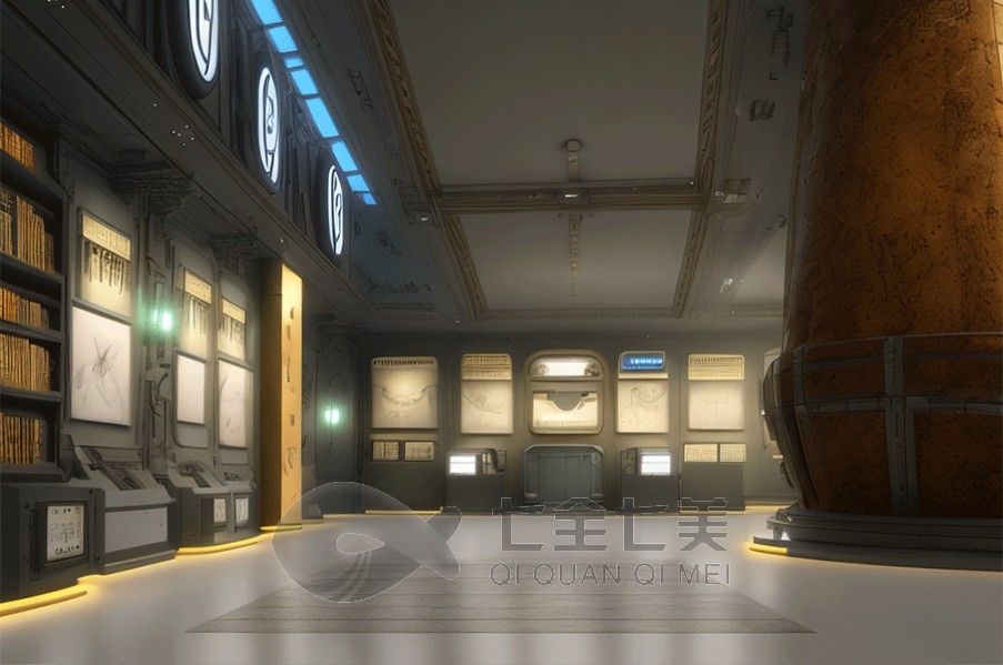 學(xué)校展廳設(shè)計(jì)，校史展廳