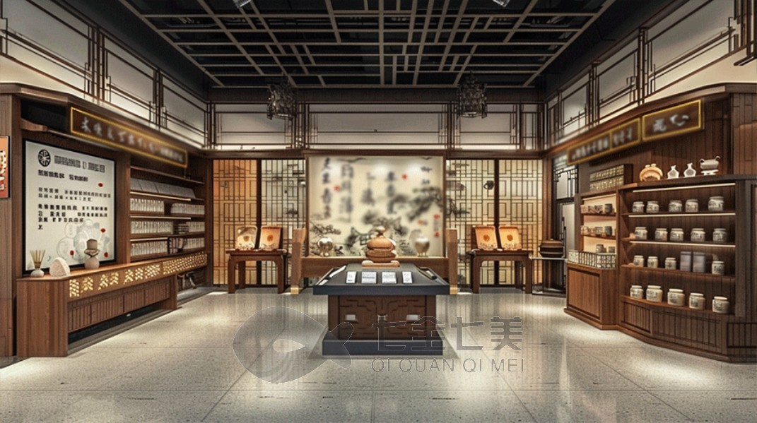 中醫(yī)藥文化展覽館，中醫(yī)展廳