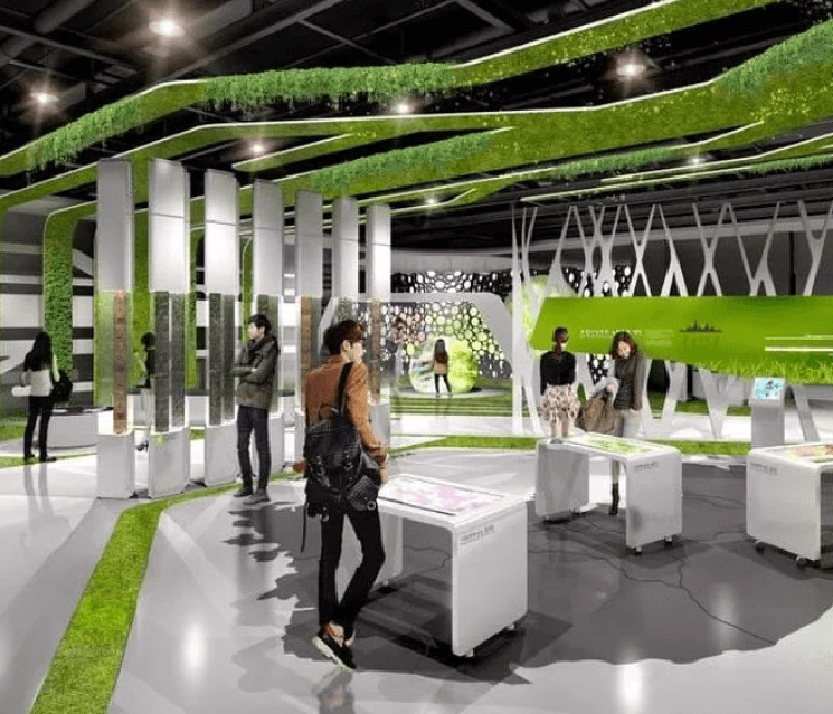 扶貧成果展覽館多媒體互動展示