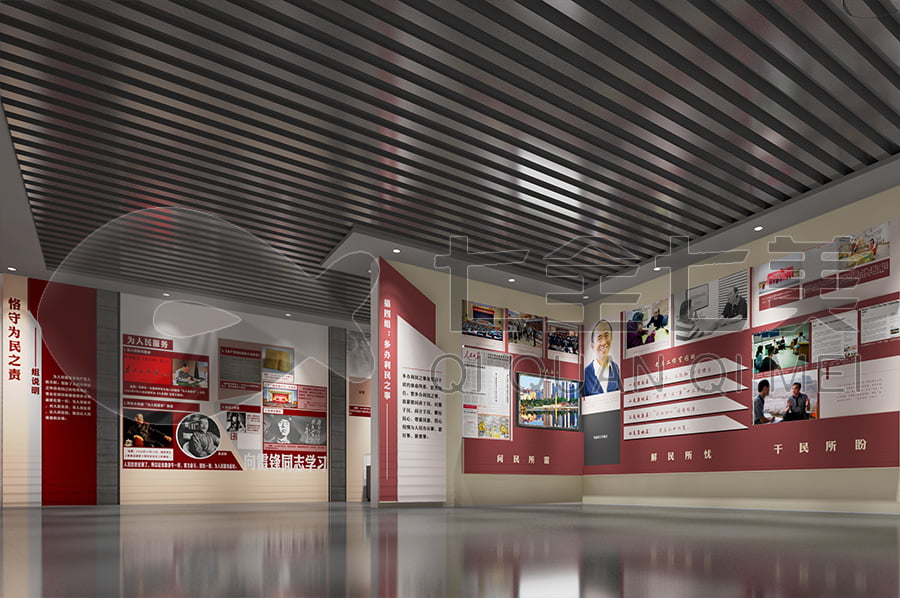 廉政教育展館布局圖