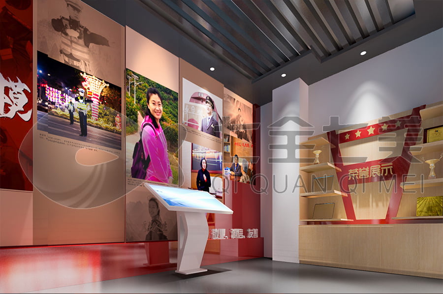 廉潔警示教育展廳布局圖